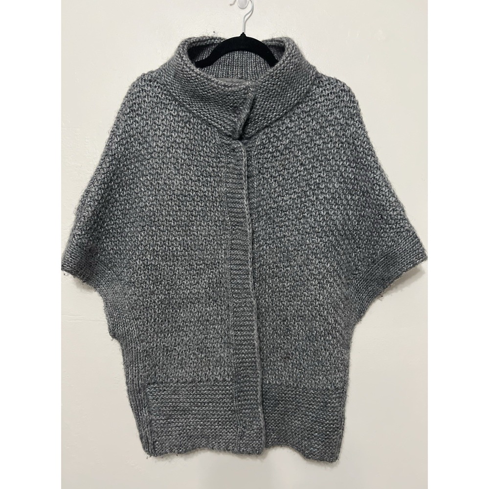 Elsamanda Oversized Sweater Thick Chunky Knit Alpaca Wool Cardigan Shawl Cozy S